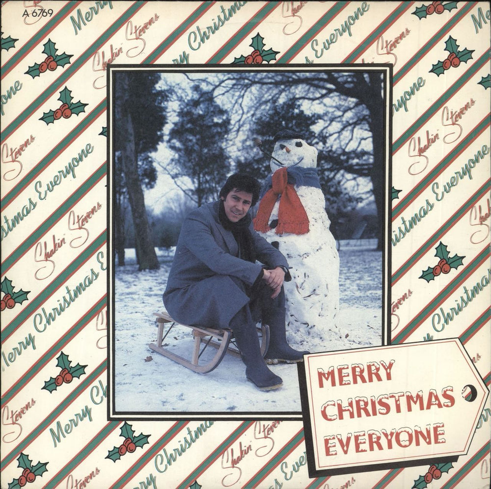 Shakin' Stevens Merry Christmas Everyone UK 7" vinyl single (7 inch record / 45) A6769