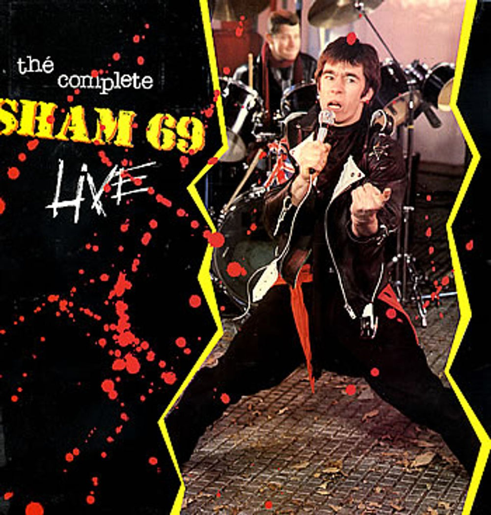 Sham 69 The Complete Sham 69 Live UK vinyl LP album (LP record) CLALP153