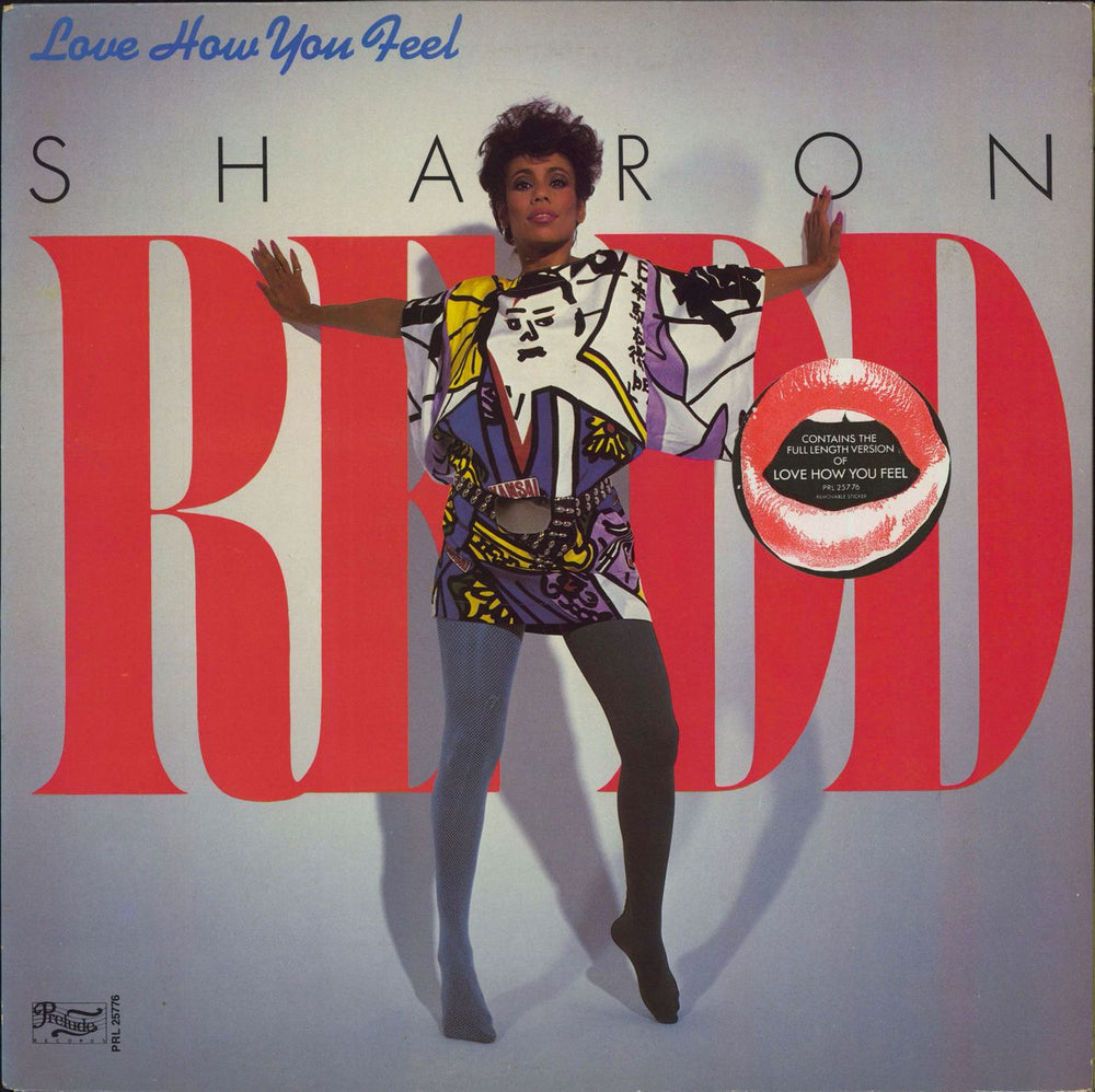 Sharon Redd Love How You Feel - Hype Stickered Sleeve UK vinyl LP album (LP record) PRL25776