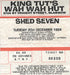 Shed Seven Concert Ticket UK concert ticket CONCERT TICKET