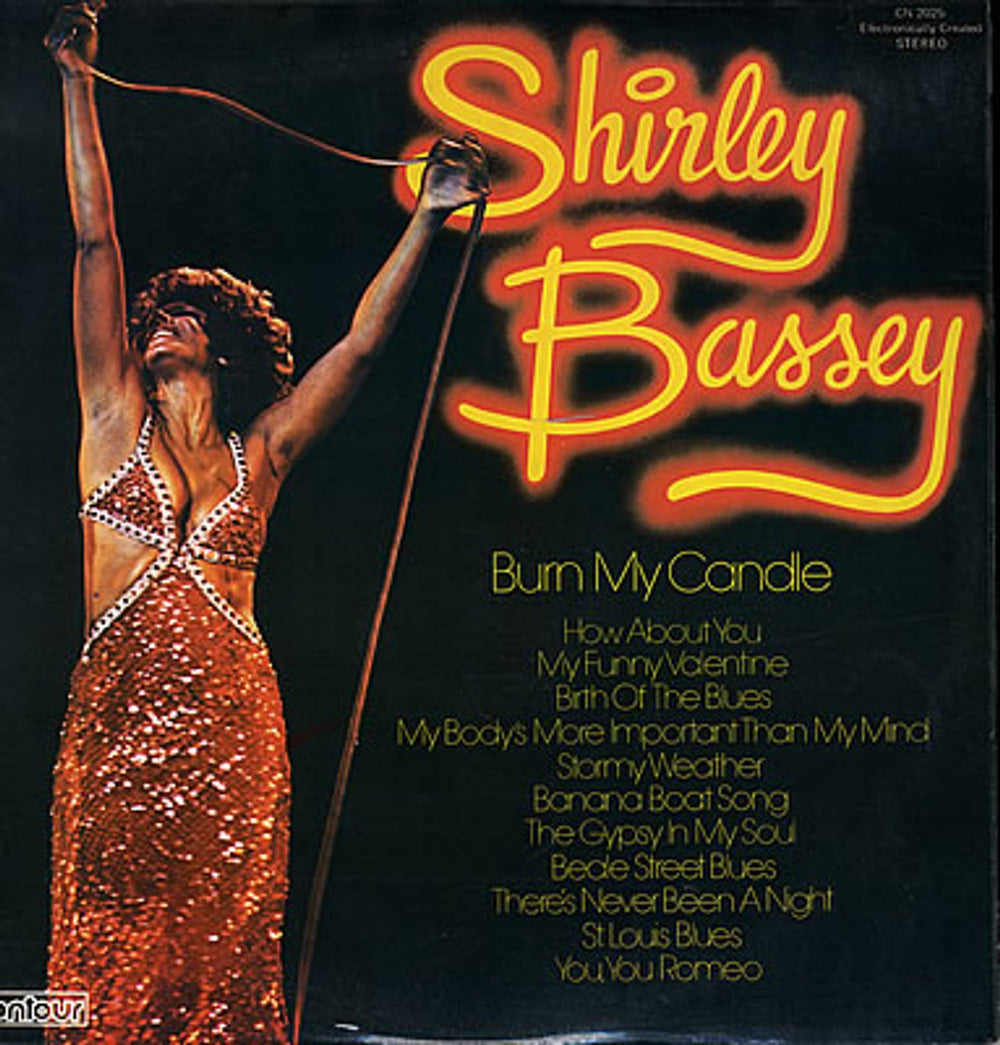 Shirley Bassey Burn My Candle UK vinyl LP album (LP record) CN2025