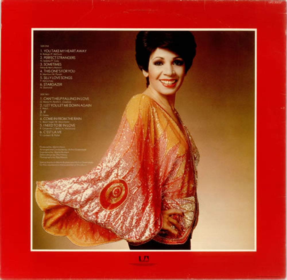 Shirley Bassey You Take My Heart Away UK vinyl LP album (LP record) SHBLPYO450764