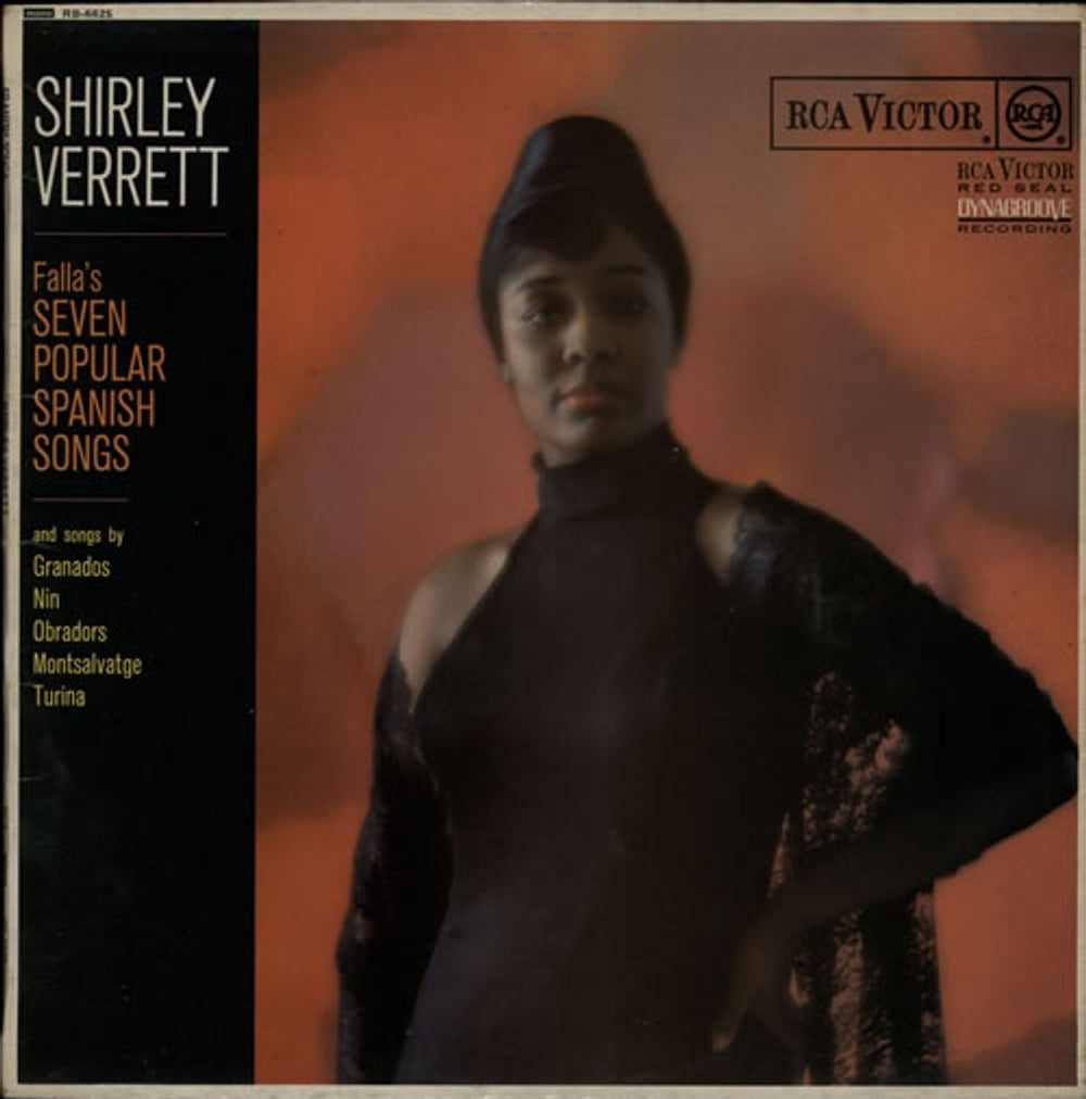 Shirley Verrett Spanish Songs UK vinyl LP album (LP record) RB-6625