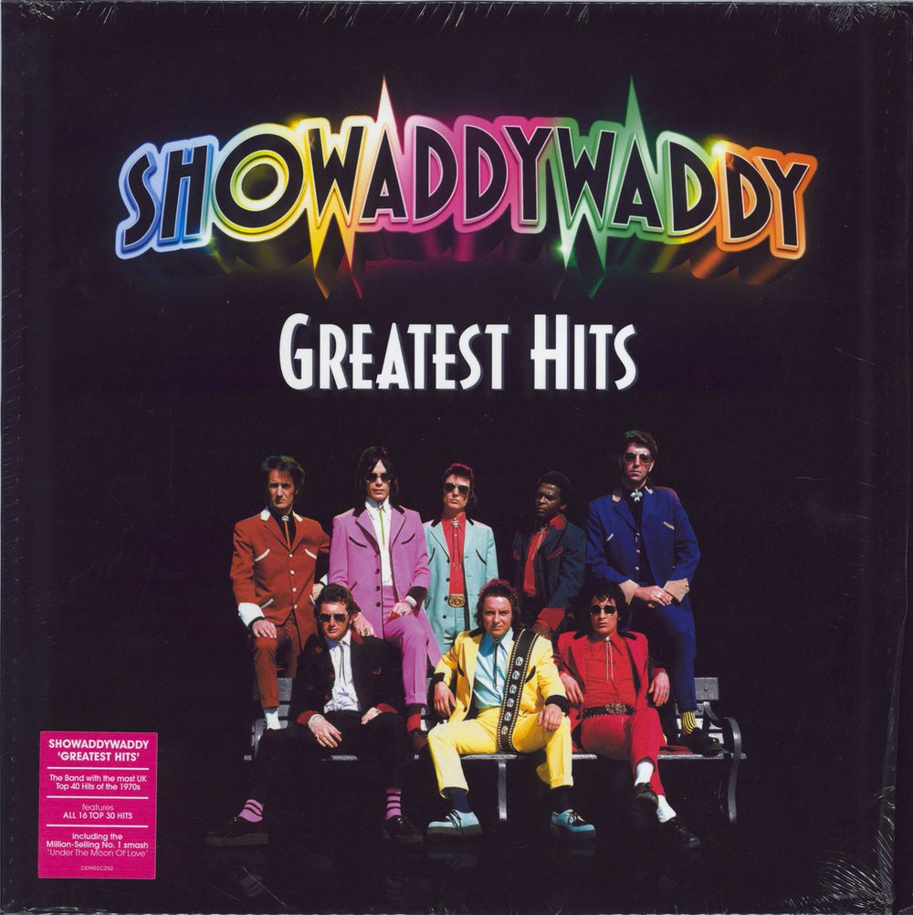 Showaddywaddy Greatest Hits - Shrink UK vinyl LP album (LP record) DEMREC292