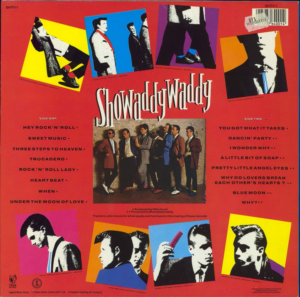 Showaddywaddy The Best Steps To Heaven: Showaddywaddy Hits Collection UK vinyl LP album (LP record)