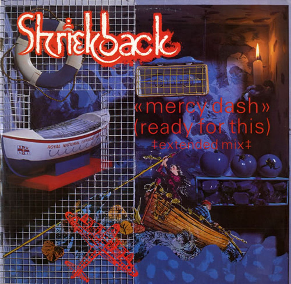 Shriekback Mercy Dash - Extended Mix UK 12" vinyl single (12 inch record / Maxi-single) SHRK122