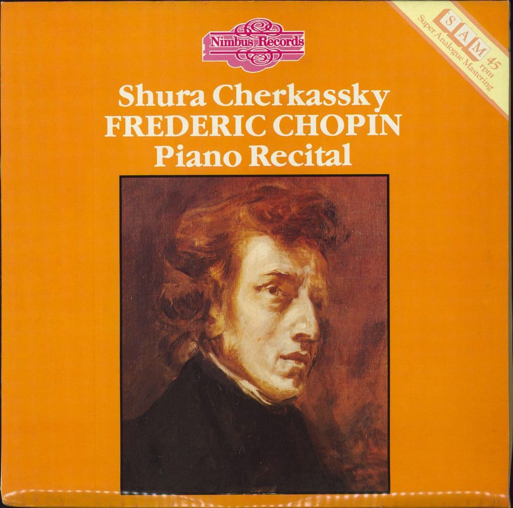 Shura Cherkassky Frederic Chopin Piano Recital UK vinyl LP album (LP record) NIMBUS45021