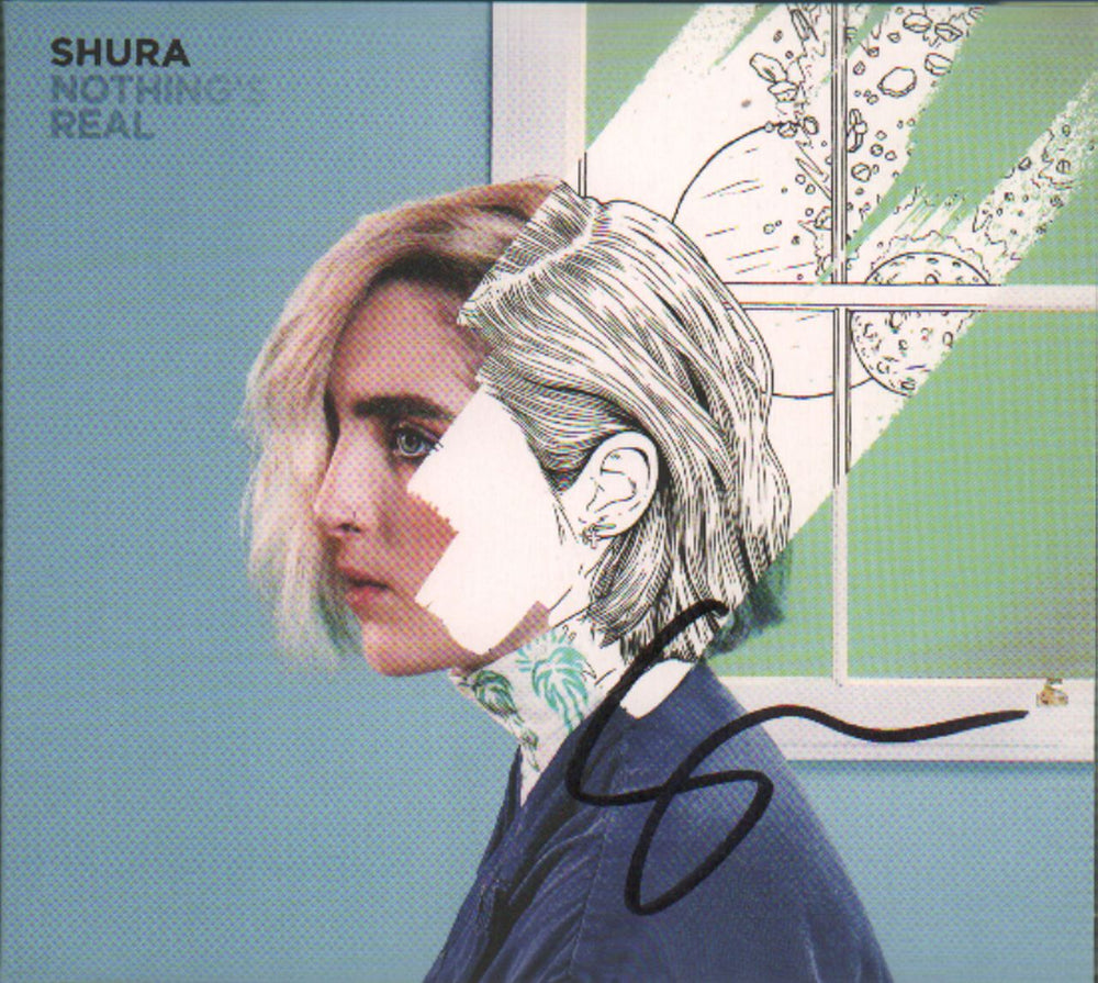 Shura Nothing's Real - Autographed UK CD album (CDLP) 4784174