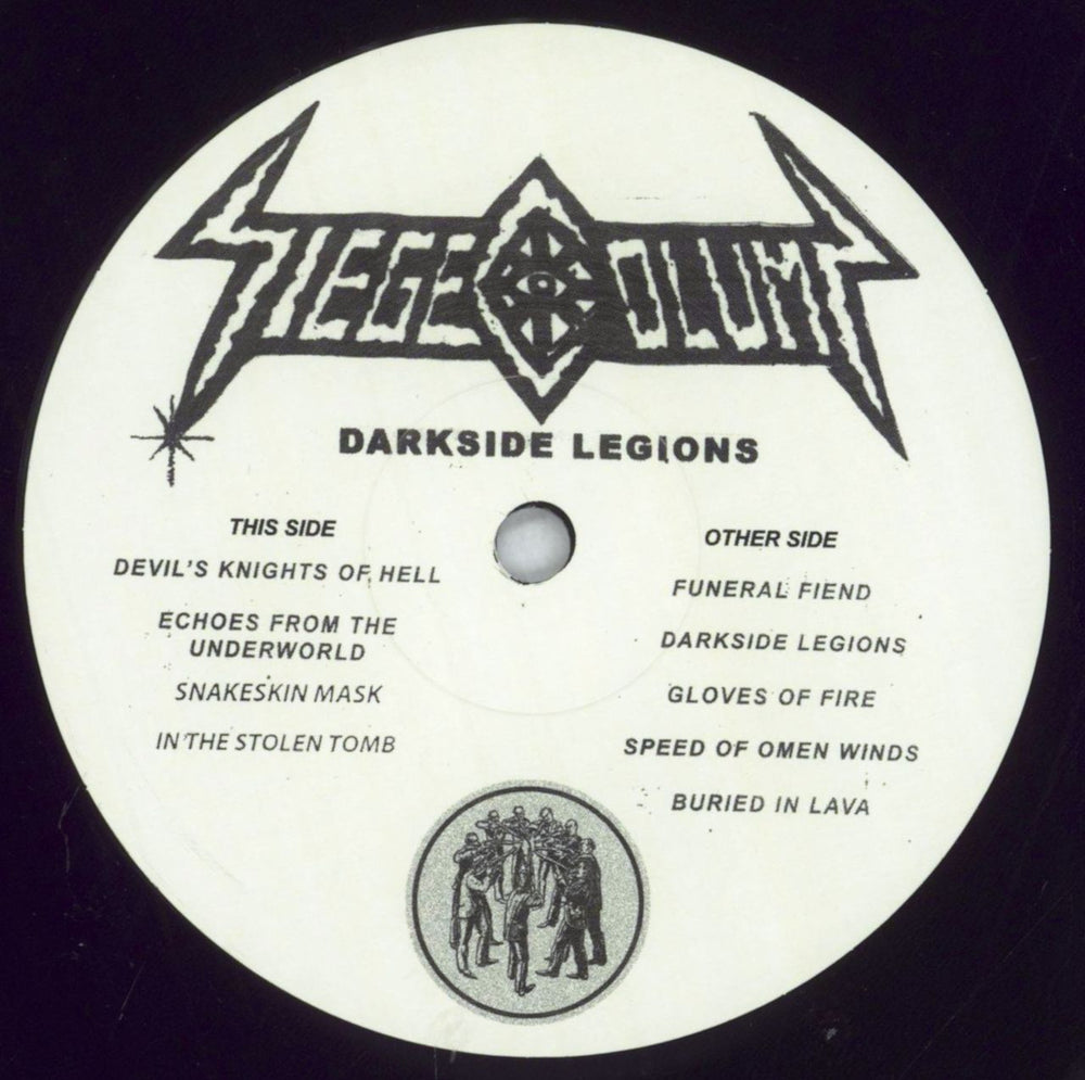 Siege Column Darkside Legions US vinyl LP album (LP record) 6PELPDA827254