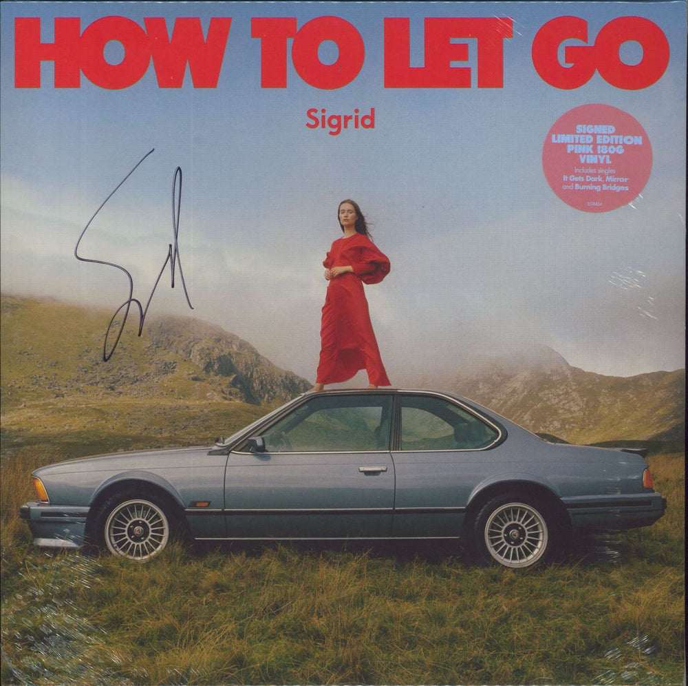 Sigrid How To Let Go - 180gm Pink Vinyl + Signed - Sealed UK vinyl LP album (LP record) 3576854