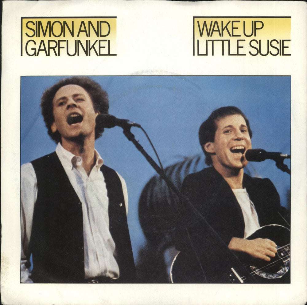 Simon & Garfunkel Wake Up Little Susie UK Promo 7" vinyl single (7 inch record / 45) GEFA2287
