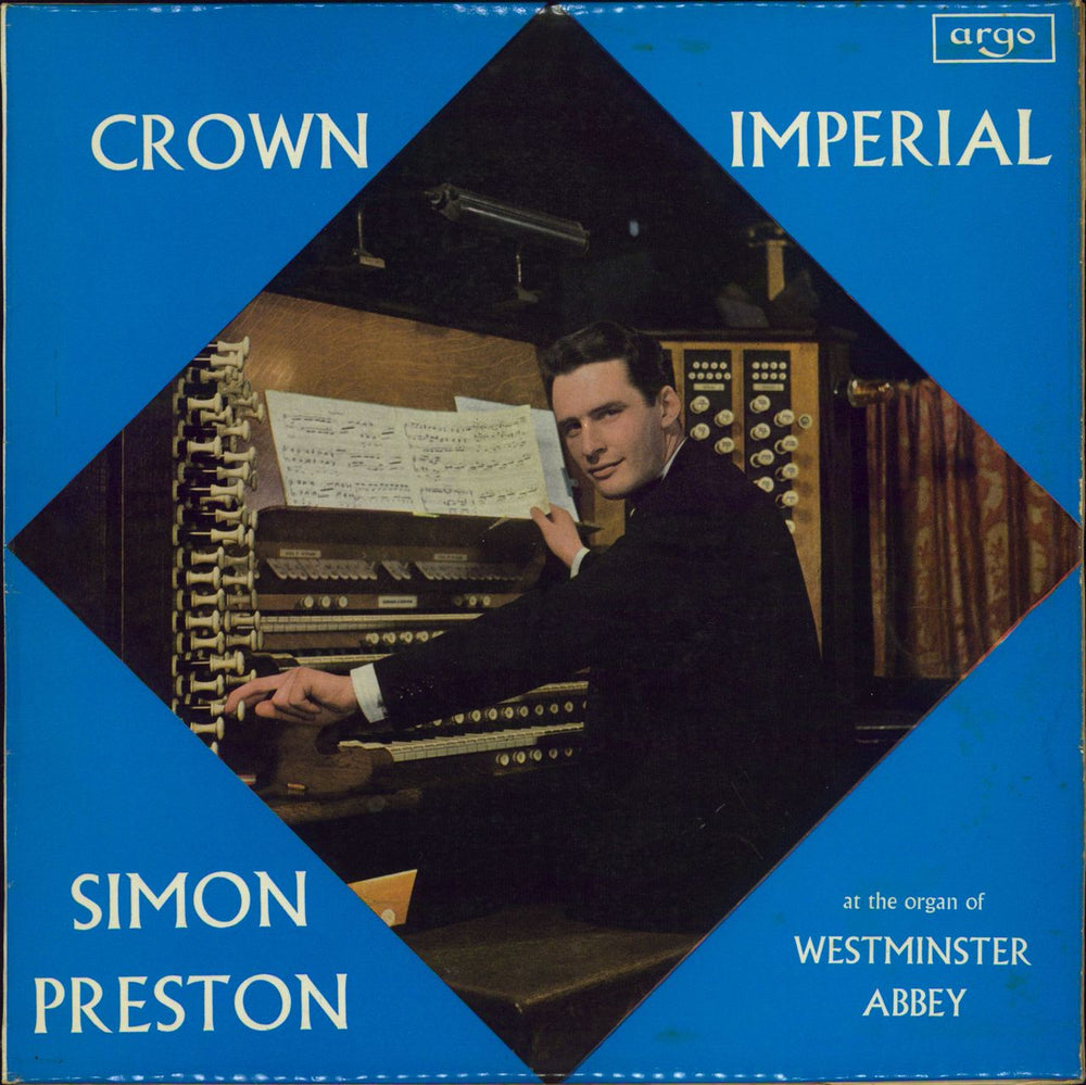 Simon Preston Crown Imperial UK vinyl LP album (LP record) ZRG5448