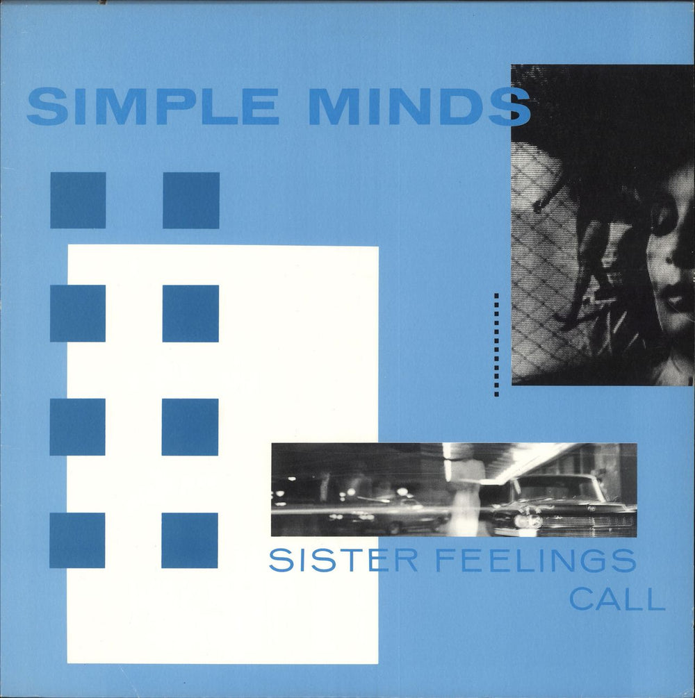 Simple Minds Sister Feelings Call US vinyl LP album (LP record) 790610-1