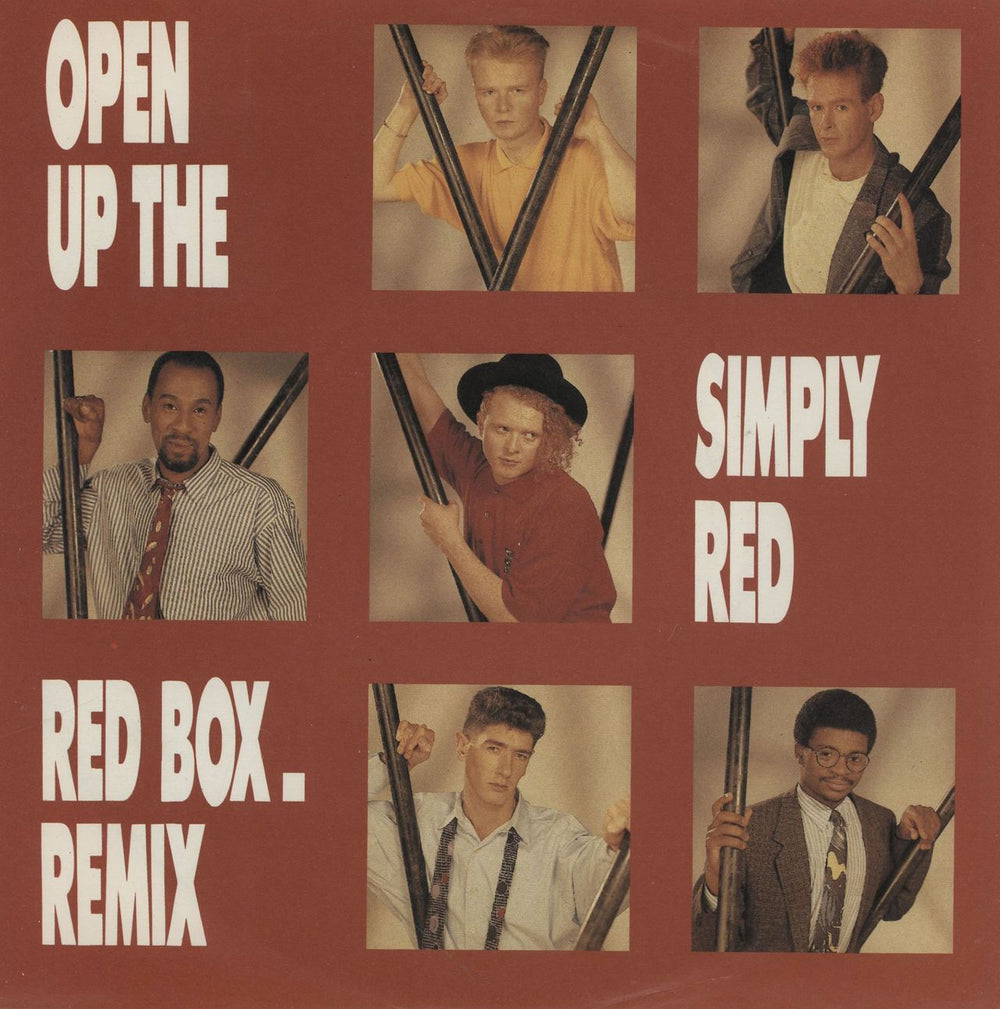 Simply Red Open Up The Red Box - Remix UK 7" vinyl single (7 inch record / 45) 248628-7