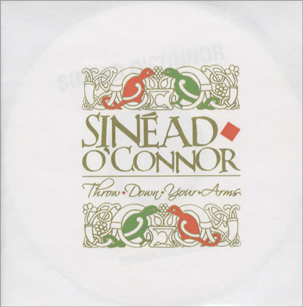 Sinead O'Connor Throw Down Your Arms UK Promo CD-R acetate CD-R ACETATE