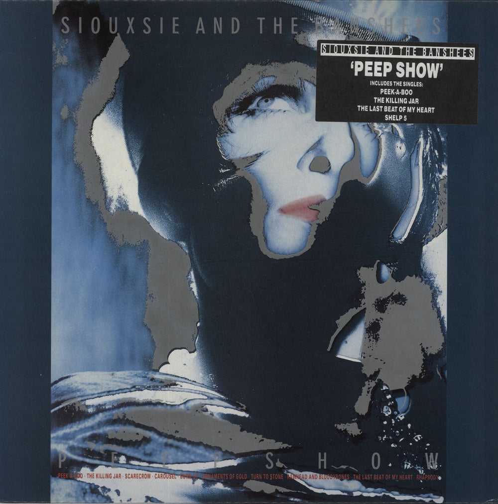 Siouxsie & The Banshees Peepshow - Second Sticker Variant UK vinyl LP album (LP record) SHELP5