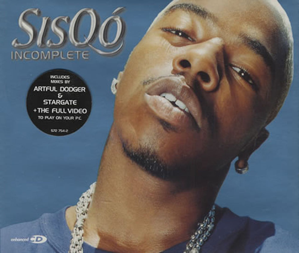 Sisqo Incomplete UK CD single (CD5 / 5") 572754-2