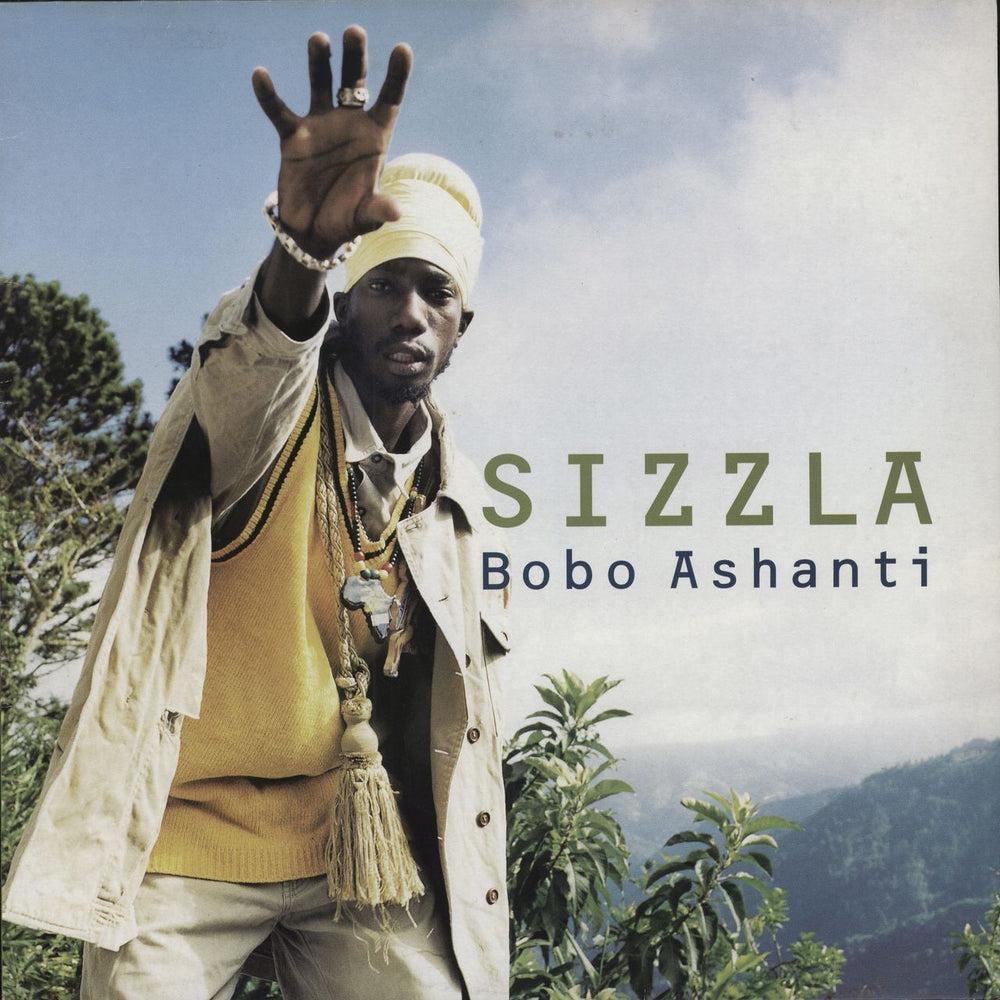 Sizzla Bobo Ashanti UK vinyl LP album (LP record) GREL259