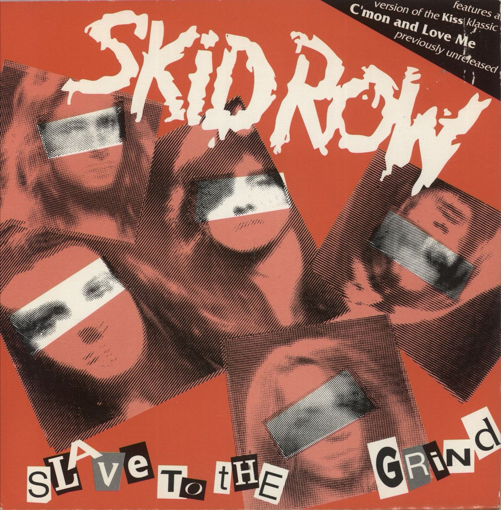 Skid Row (80s) Slave To The Grind UK 7" vinyl single (7 inch record / 45) A7603