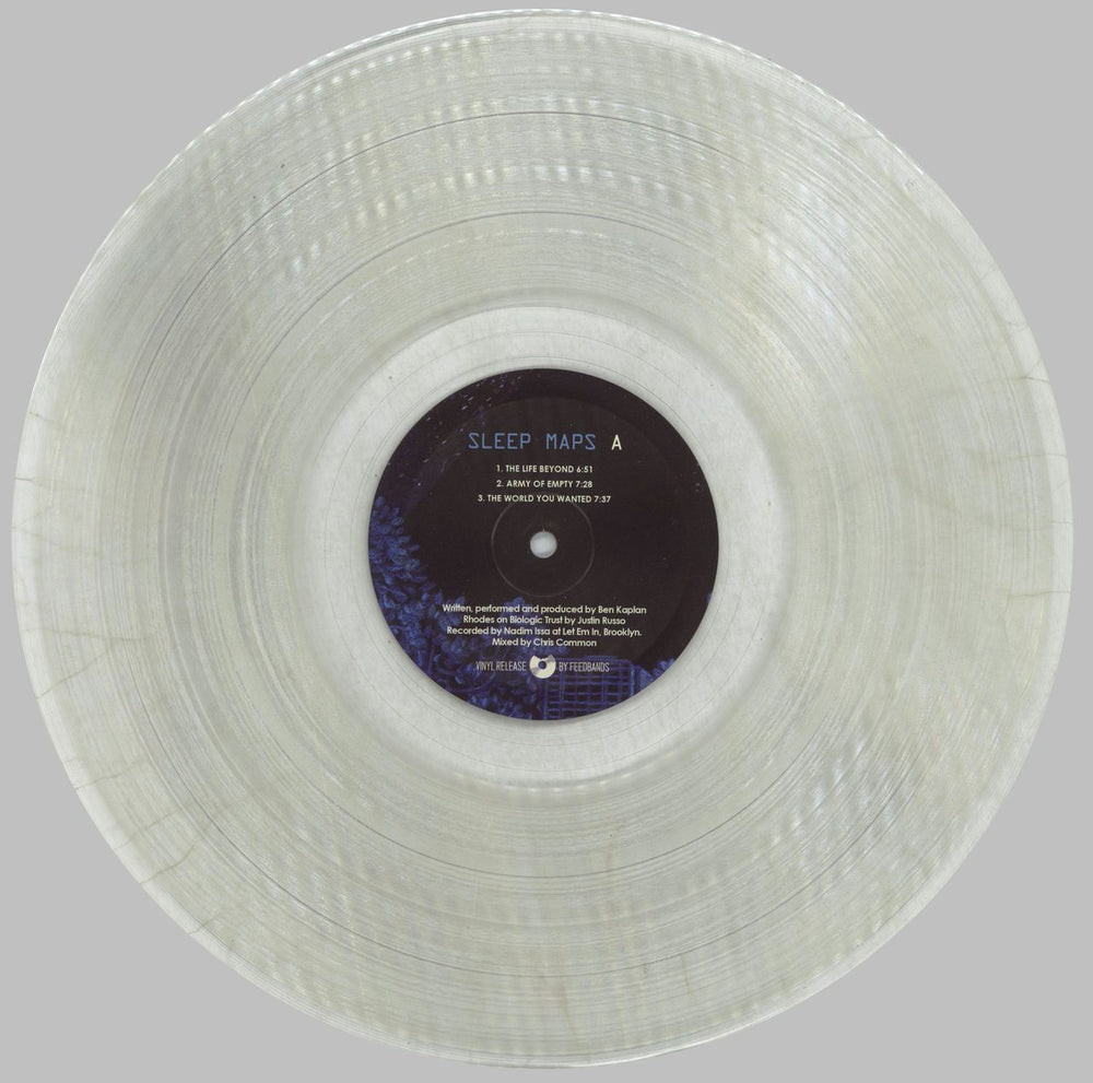 Sleep Maps We Die For Truth - Clear Vinyl US vinyl LP album (LP record) 6LJLPWE828618