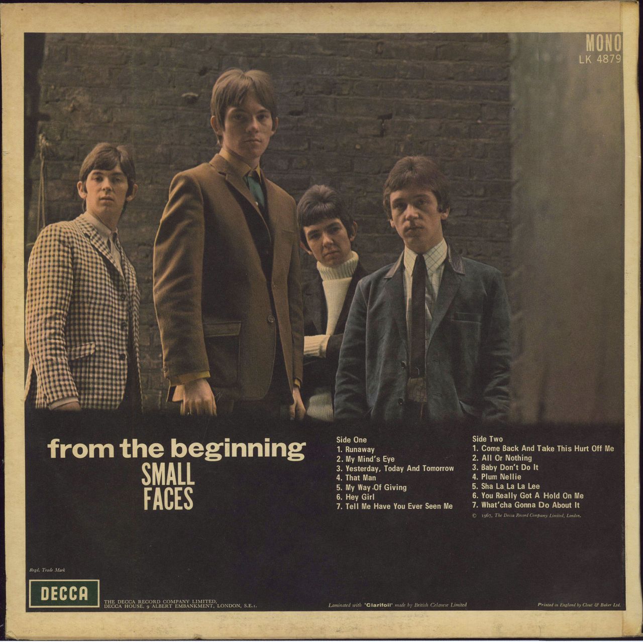 Small Faces From The Beginning - 1st - EX UK Vinyl LP — RareVinyl.com