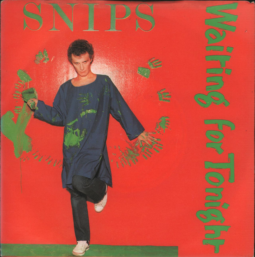 Snips Waiting For Tonight - Green Vinyl UK 7" vinyl single (7 inch record / 45) JET118