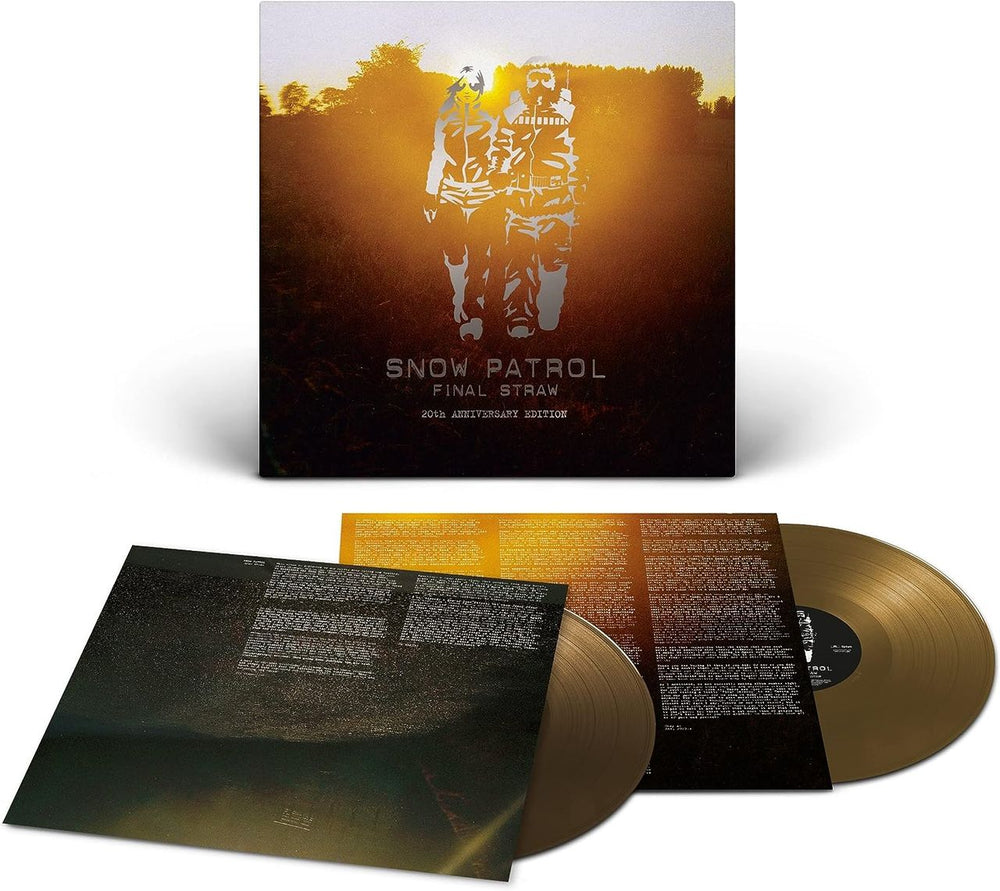 Snow Patrol Final Straw: 20th Anniversary - Gold Vinyl - Sealed UK 2-LP vinyl record set (Double LP Album) 5516056