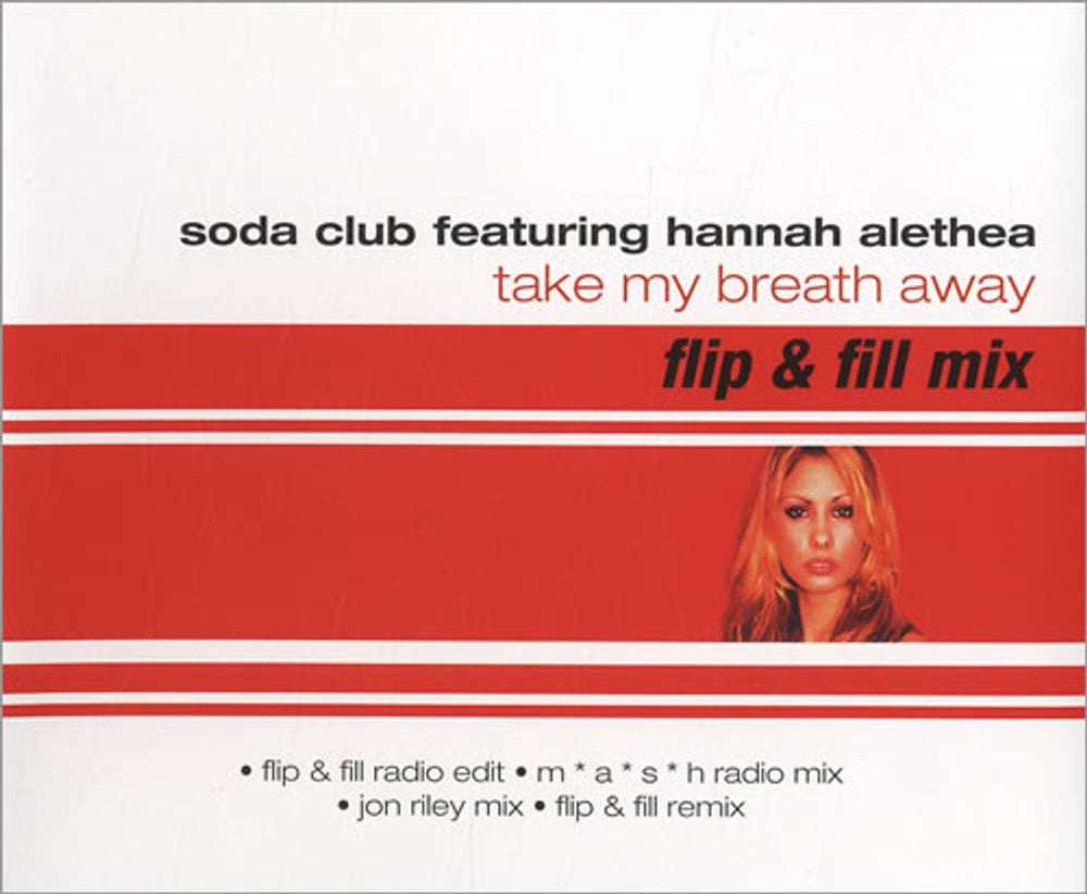 Soda Club Take My Breath Away UK CD single (CD5 / 5") CDCON33