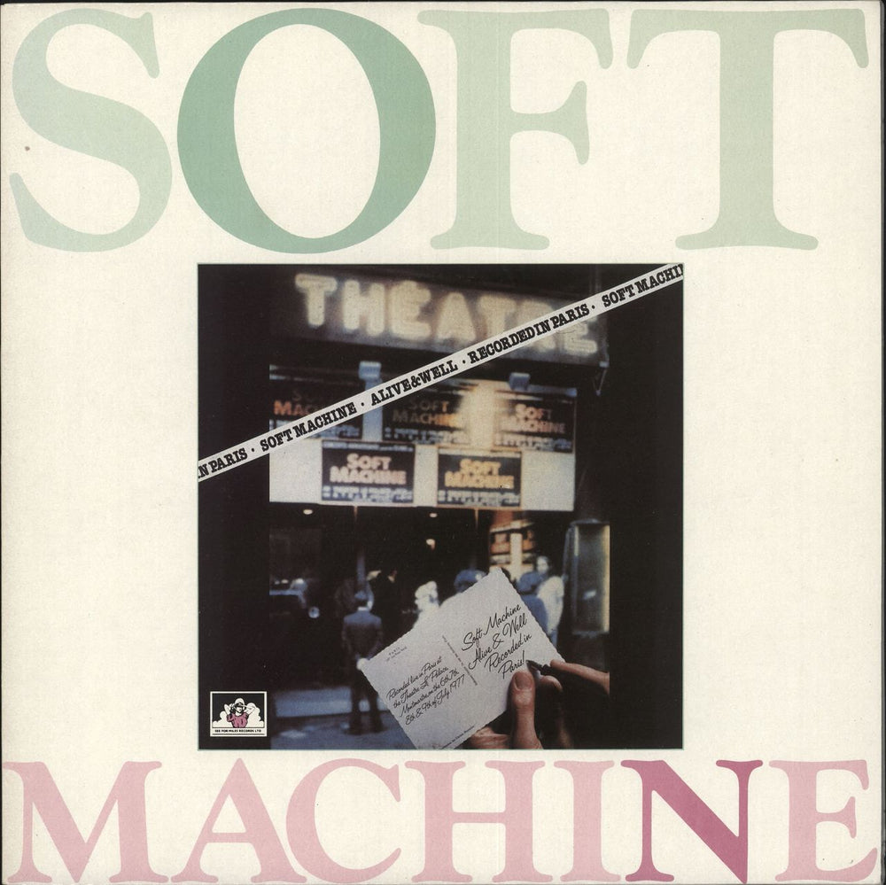 Soft Machine Alive And Well - Recorded In Paris French vinyl LP album (LP record) SEE290