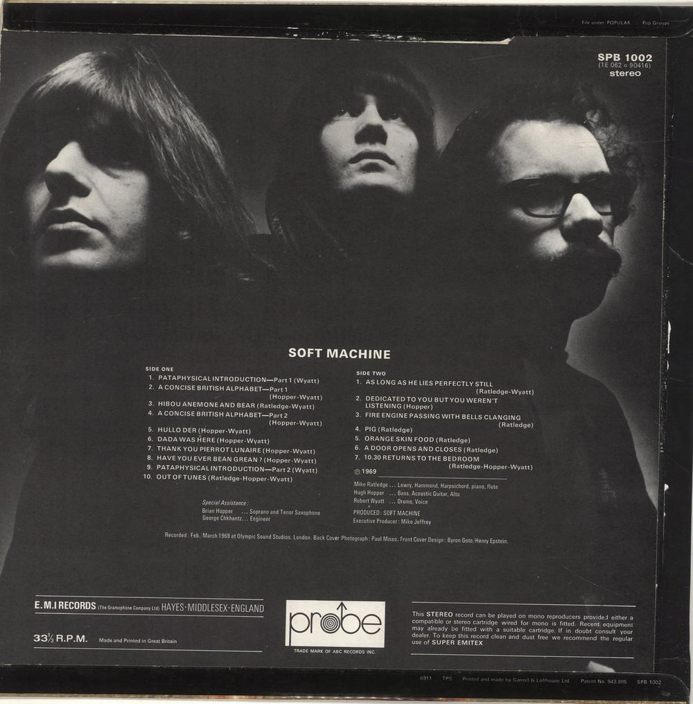 Soft Machine Volume Two - 2nd - Pink Label UK vinyl LP album (LP record) SFTLPVO689833