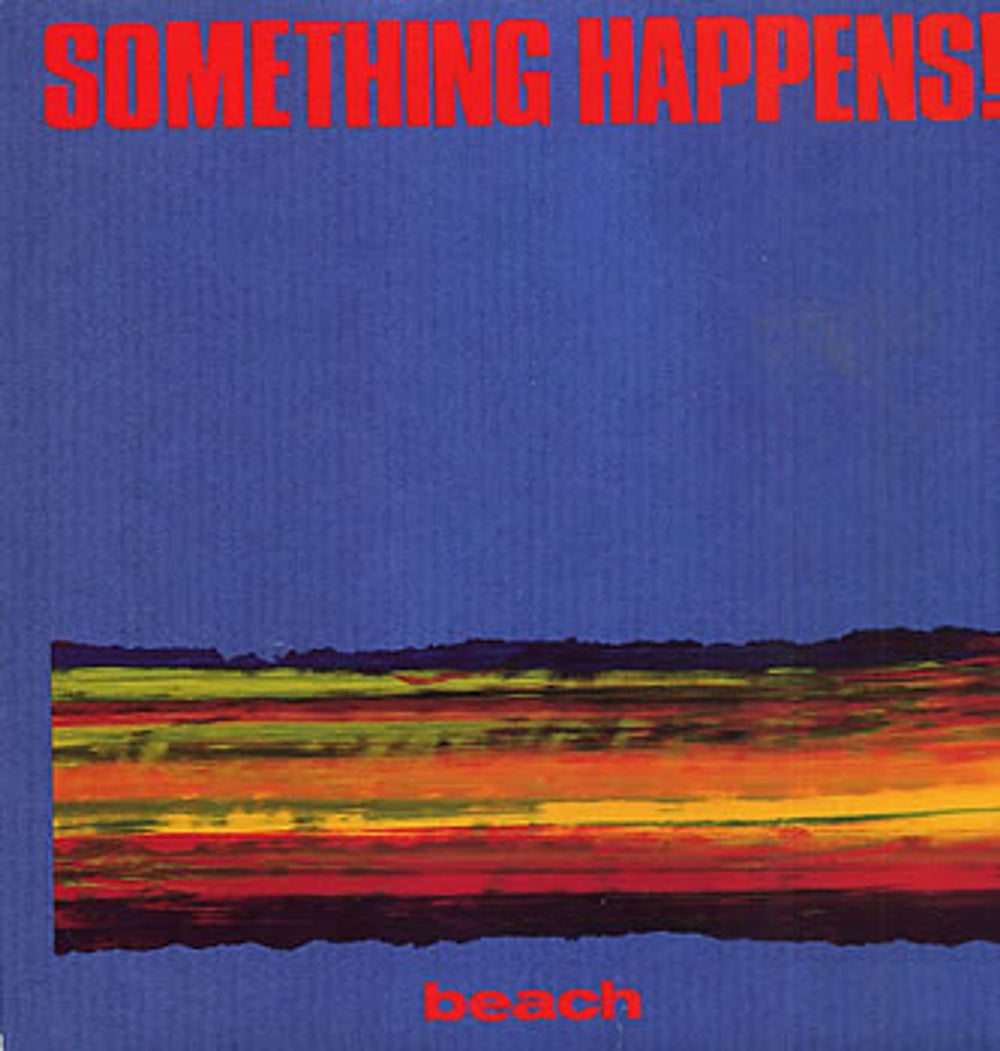 Something Happens Beach UK 7" vinyl single (7 inch record / 45) VS1075