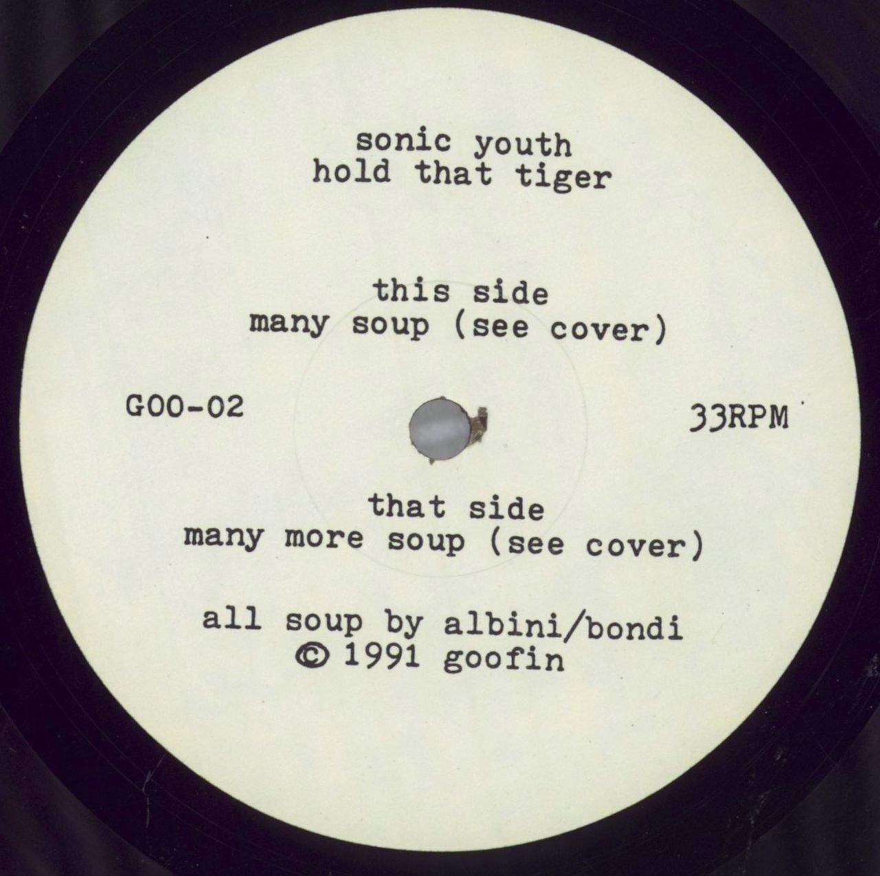 Sonic Youth Hold That Tiger - Shrink US Vinyl LP — RareVinyl.com