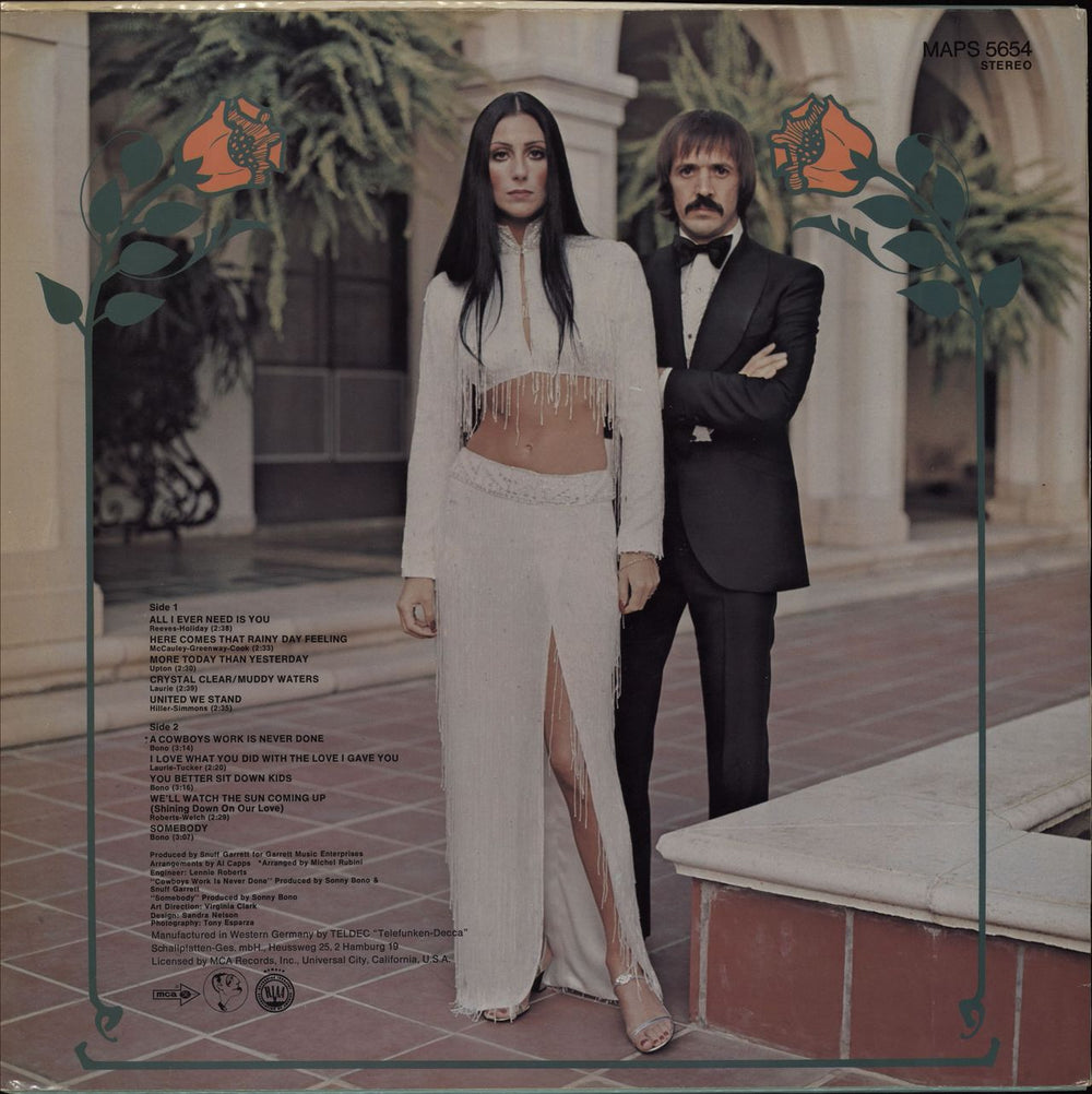 Sonny & Cher All I Ever Need Is You German vinyl LP album (LP record)