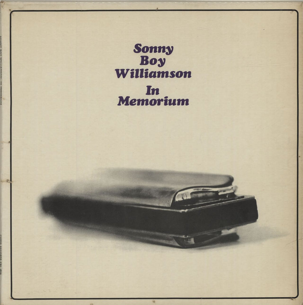 Sonny Boy Williamson In Memorium - 1st - VG+ UK vinyl LP album (LP record) CRL4510
