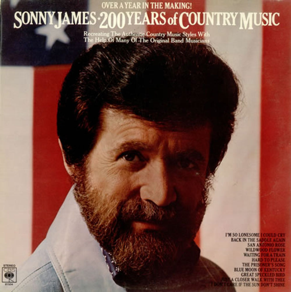 Sonny James 200 Years Of Country Music UK vinyl LP album (LP record) 81504