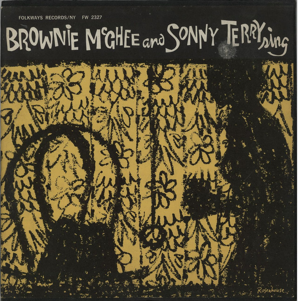 Sonny Terry & Brownie McGhee Brownie McGhee And Sonny Terry Sing US vinyl LP album (LP record) FA2327