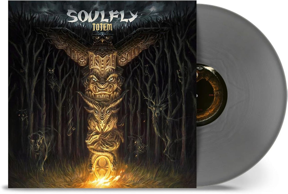 Soulfly Totem - Silver Vinyl - Sealed UK vinyl LP album (LP record) NBR57125