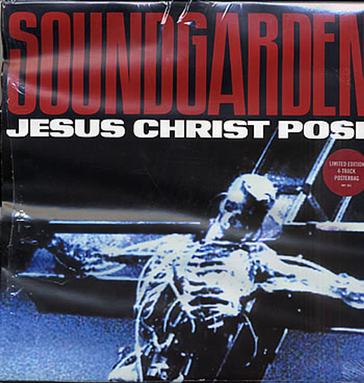 soundgarden jesus christ pose poster sleeve sealed uk 12 inch vinyl single maxi amy862