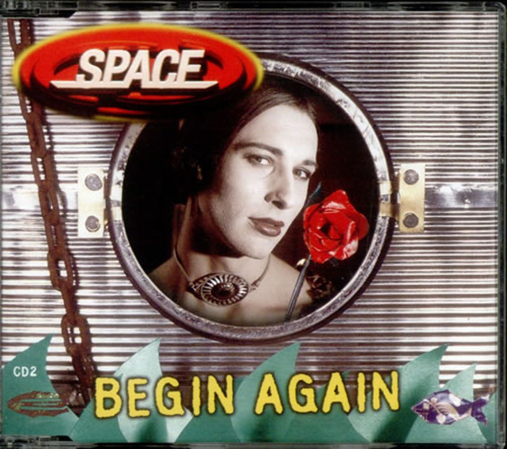 Space (90s) Begin Again UK 2-CD single set (Double CD single) APS2SBE211620