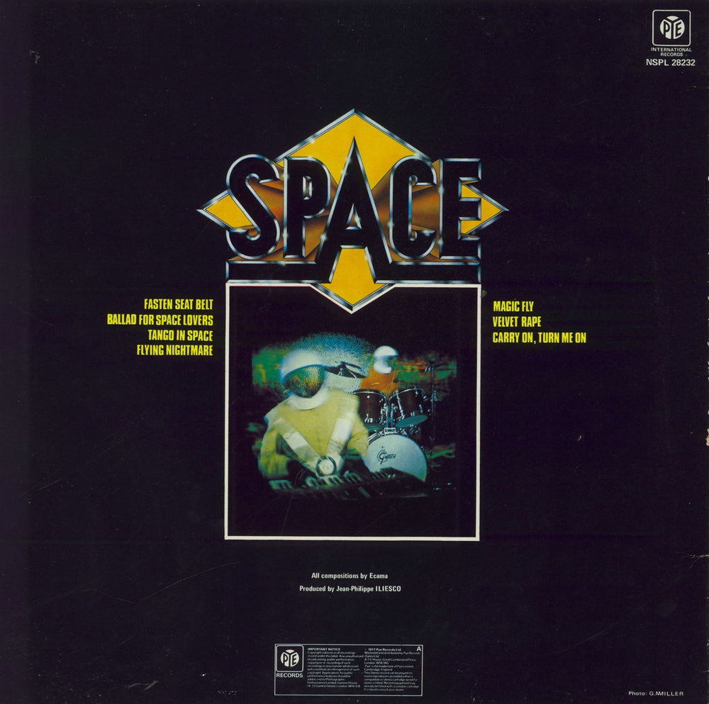 Space (French) Magic Fly - EX UK vinyl LP album (LP record)