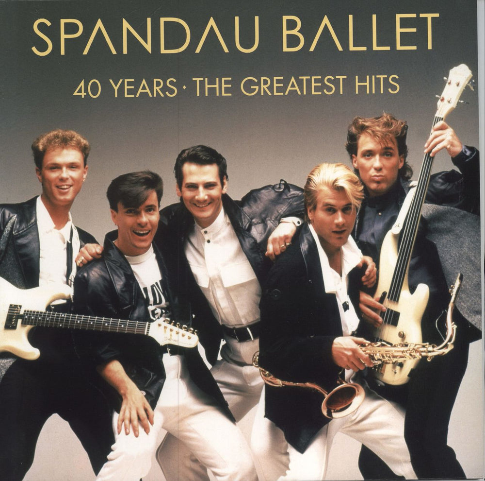 Spandau Ballet 40 Years - The Greatest Hits - Red Vinyl UK 2-LP vinyl record set (Double LP Album) 0190295200046