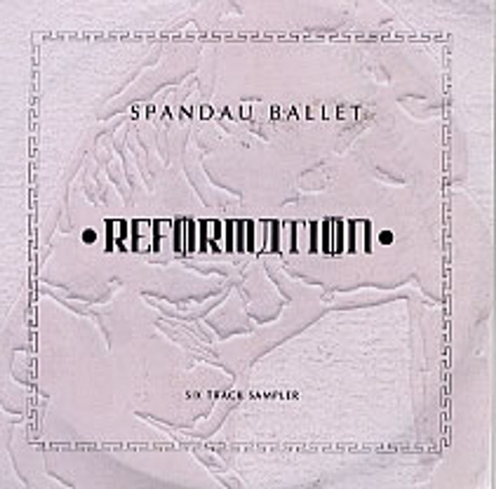 Spandau Ballet Reformation - 6-track Sampler UK Promo CD-R acetate CD-R ACETATE