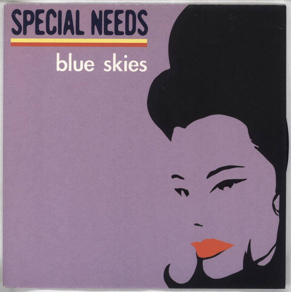 Special Needs Blue Skies - Lilac Sleeve UK 7" vinyl single (7 inch record / 45) 9872336