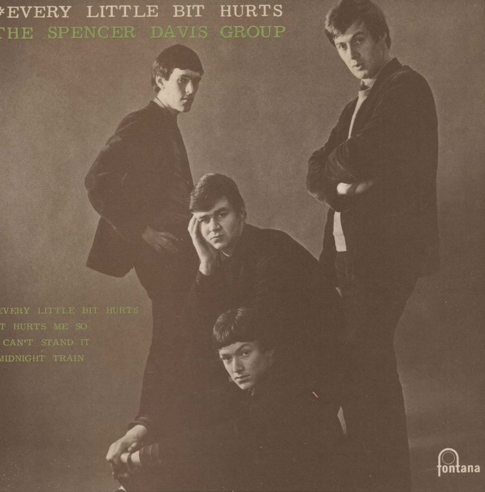 Spencer Davis Group Every Little Bit Hurts EP - VG UK 7" vinyl single (7 inch record / 45) TE17450