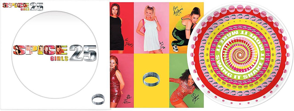 Spice Girls Spice: 25th Anniversary - Sealed UK picture disc LP (vinyl picture disc album) PICPDSP801488