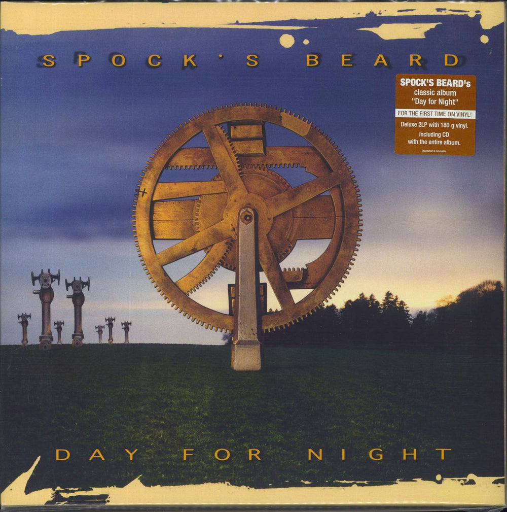 Spock's Beard Day For Night - 180gm Clear Vinyl + CD UK 2-LP vinyl record set (Double LP Album) IOMLP034