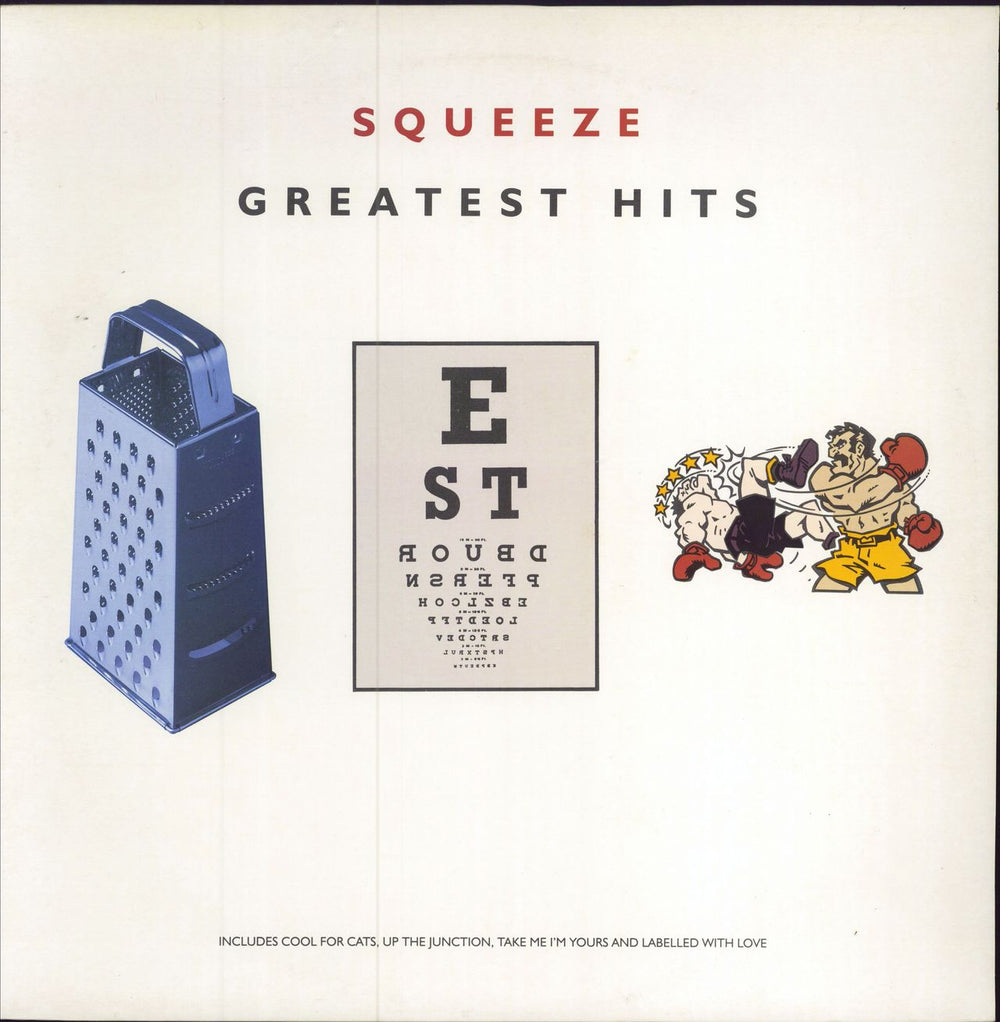 Squeeze Greatest Hits UK vinyl LP album (LP record) 397181-1