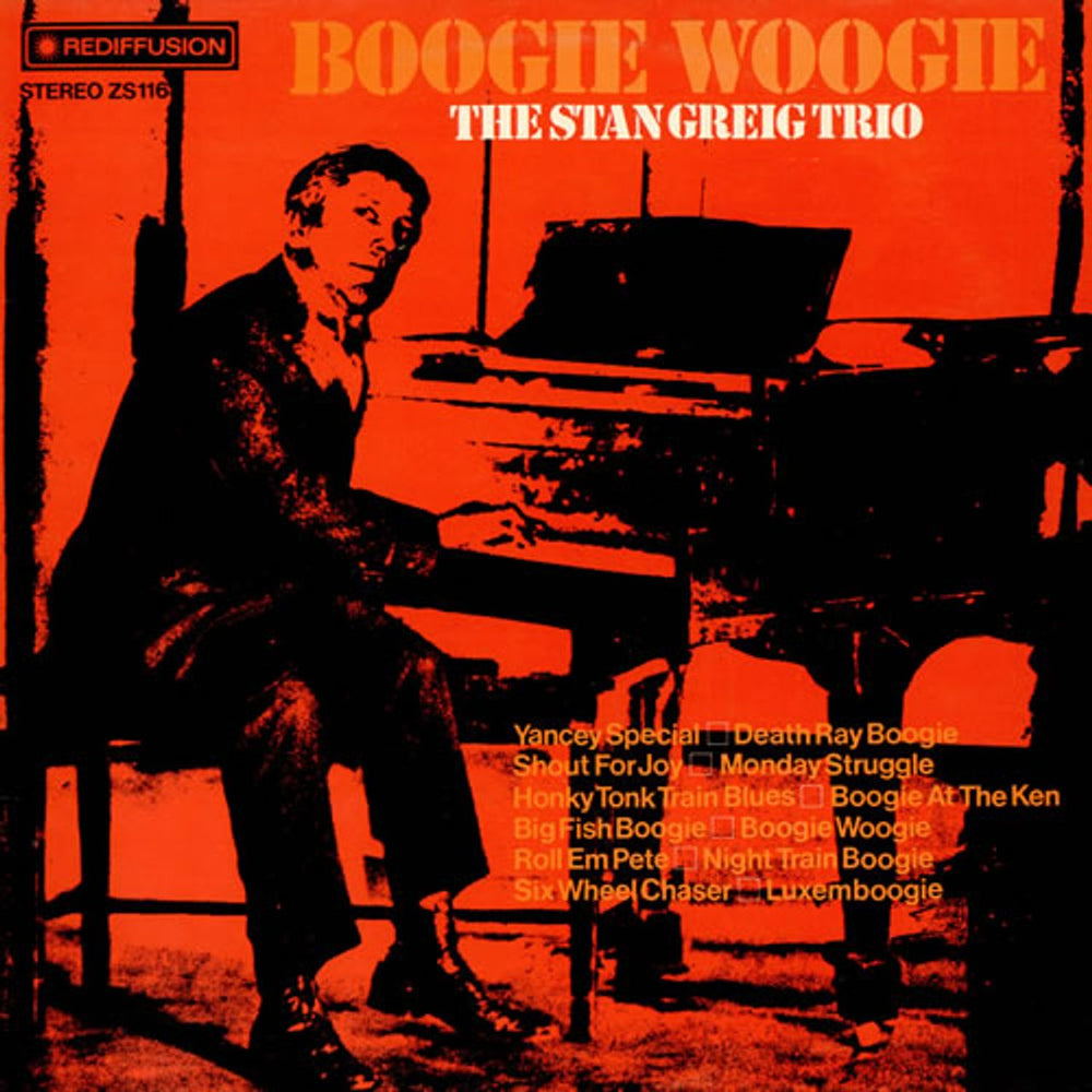 Stan Greig Boogie Woogie UK vinyl LP album (LP record) ZS116
