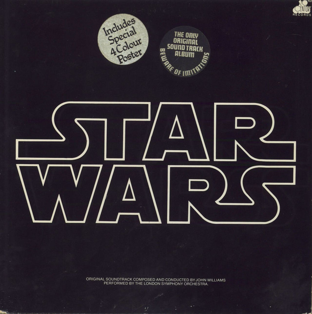 Star Wars Star Wars - 2nd + sticker UK 2-LP vinyl record set (Double LP Album) BTD541