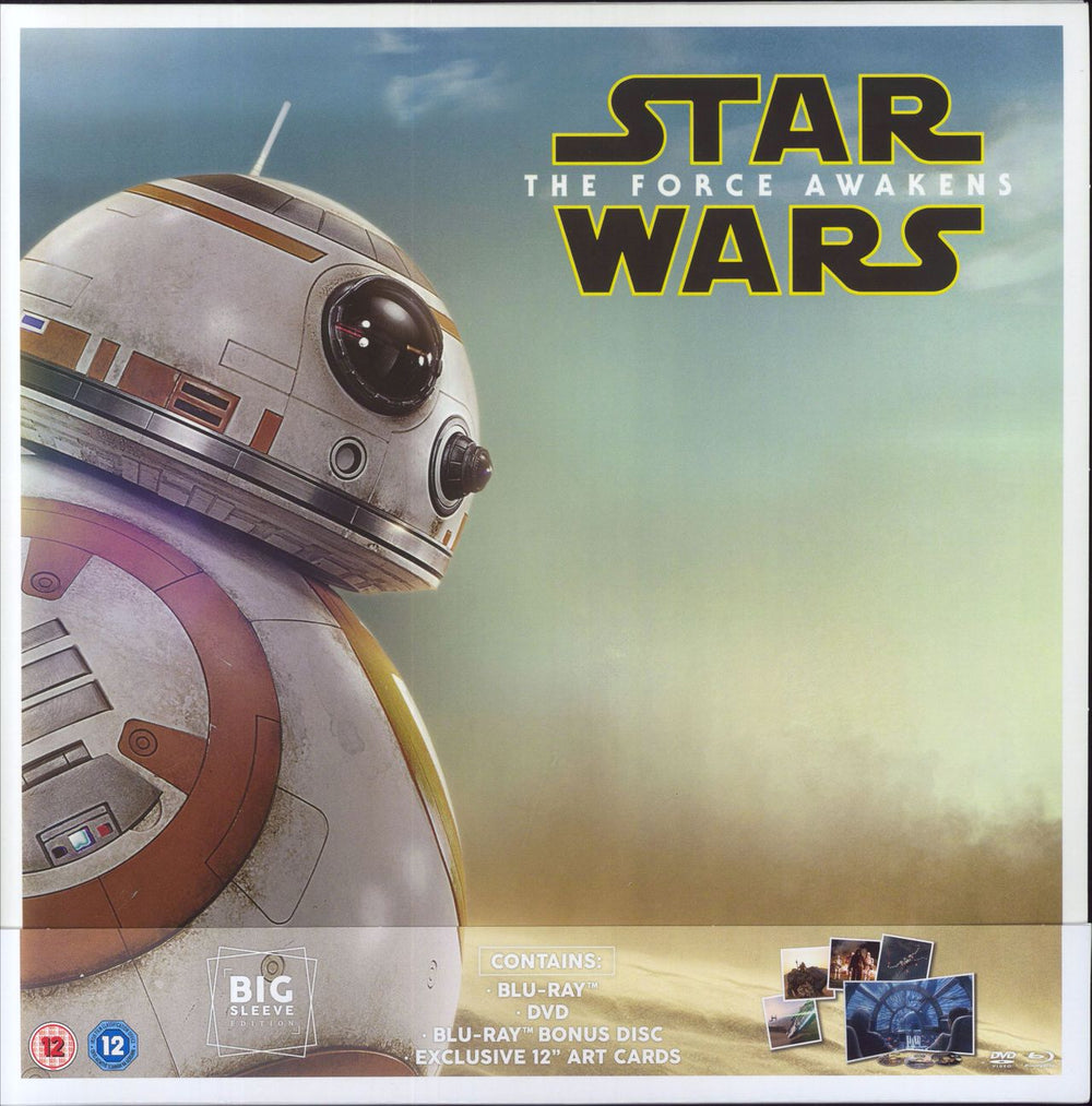 Star Wars The Force Awakens - Big Sleeve Edition UK Blu Ray DVD BUC0273701